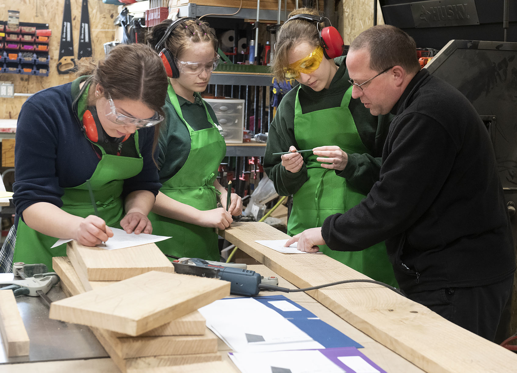 St. Patrick's School woodworking club